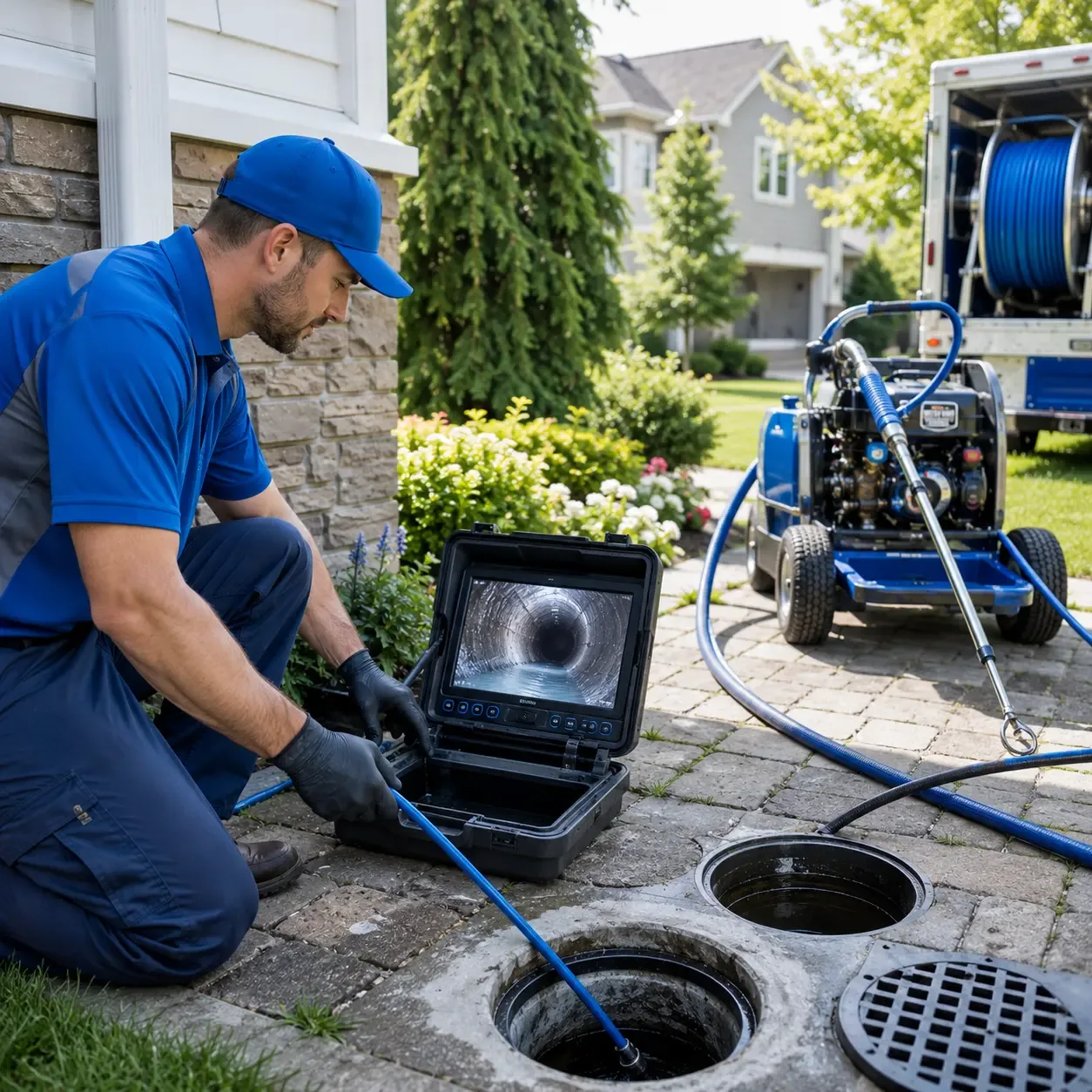 Outdoor drain cleaning professionals serving Bronson, KS