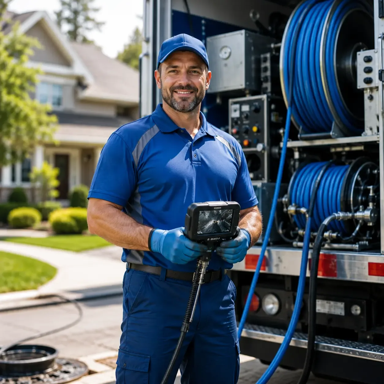 Local outdoor drain cleaning specialists in Bronson, KS